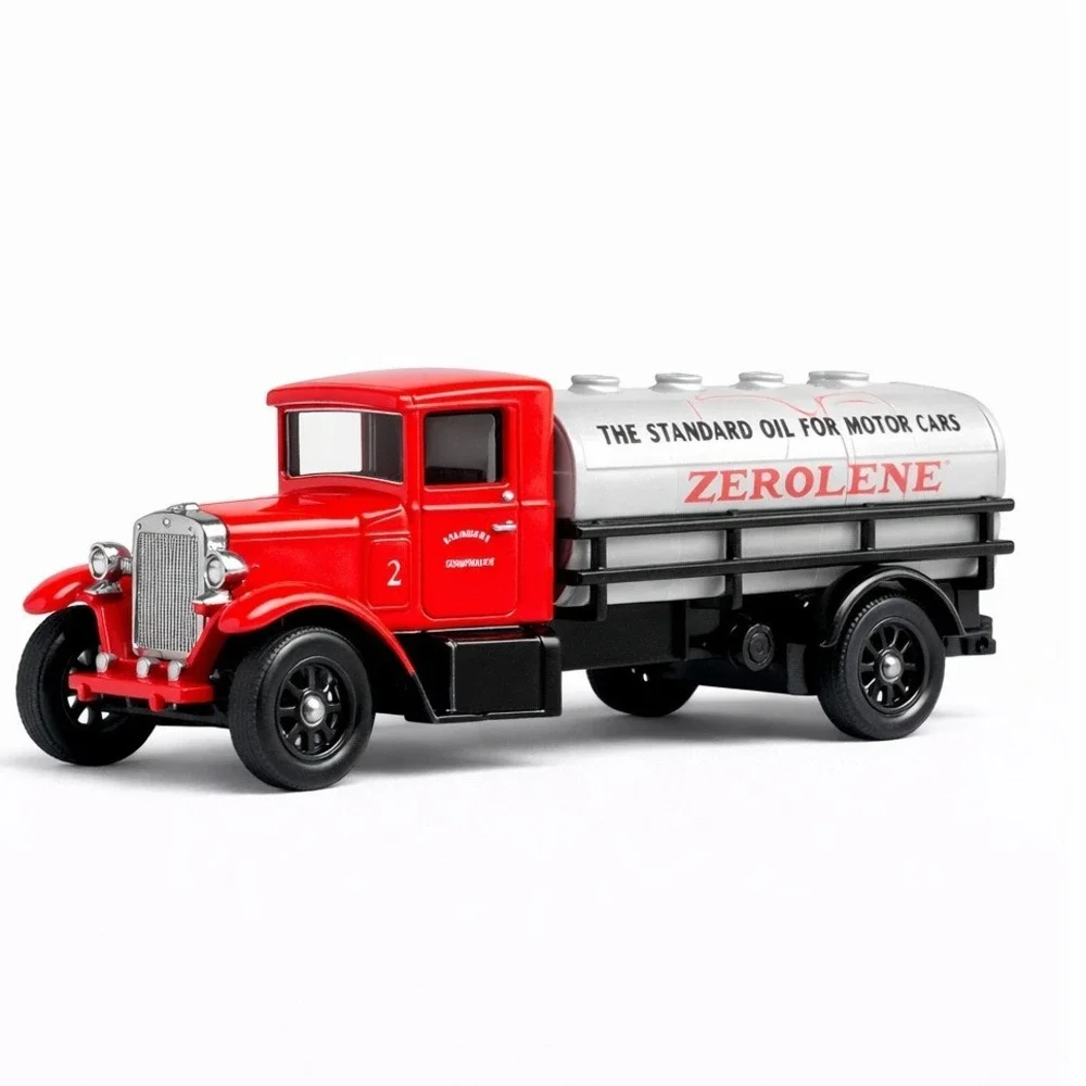 VNTG Lledo Chevron Zerolene Red Crown Gasoline Tanker Truck No11 Made in England